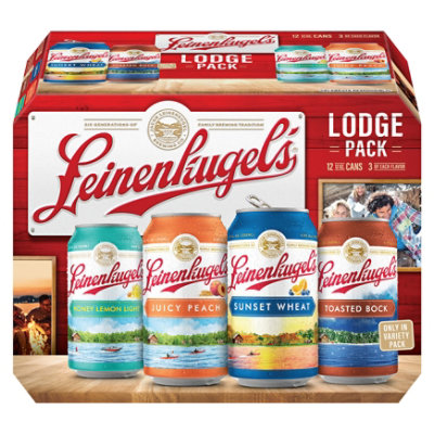 Leinenkugels Lodge Variety Pack In Cans - 12-12 FZ - acmemarkets