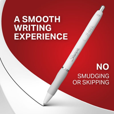 Sharpie White S-gel Fashion Pen Black - 4 Count - Image 4