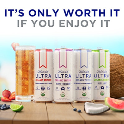 Michelob Ultra Organic Hard Seltzer Coconut Water Variety Pack Slim Cans - 12-12 Fl. Oz. - Image 3