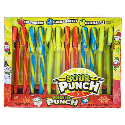 Sour Punch 3 Flavor Canes - 5.3 Oz - Image 1