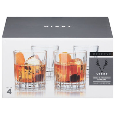European Crystal Dof Tumblers By Viski - 1 EA - Image 2
