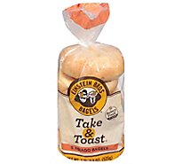 Asiago Take & Toast Bagels - 12 CT