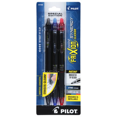 Pilot Frixion Point Synergy Clicker Assorted - 3 CT - Image 1