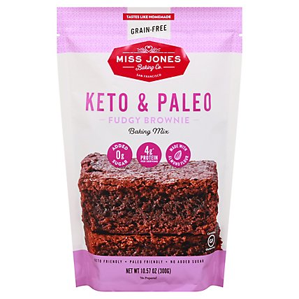 Miss Jones Keto Paleo Brownie Mix - 10.57 Oz - Image 3