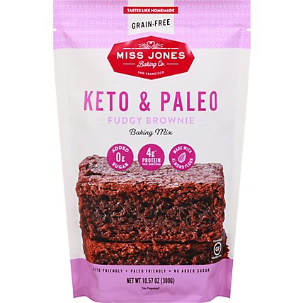 Miss Jones Keto Paleo Brownie Mix - 10.57 Oz - Image 2