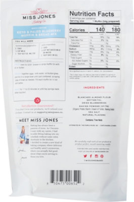 Miss Jones Baking Co Blueberry Muffin Mix - 10.57 Oz - Image 6