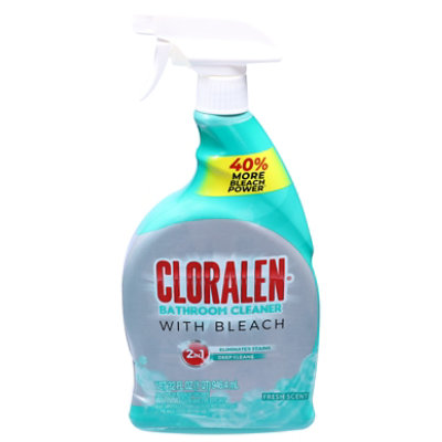 Cloralen Bathroom Cleaning Spray, With Liquid Bleach Fresh