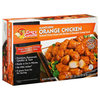 Crazy Cuizine Tender Battered Chicken Breast Meat & Mandarin Orange Sauce - 42 OZ - Image 1