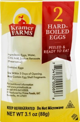 Kramer Farms Hardboiled Egg Pillow Pack - 2-3.1 Oz - Image 2