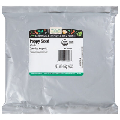 Frontier Poppyseed Whole Organic Bulk - 1 LB - Image 3