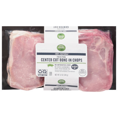 Open Nature Pork Chop Center Cut Bi - 12 OZ - Image 3