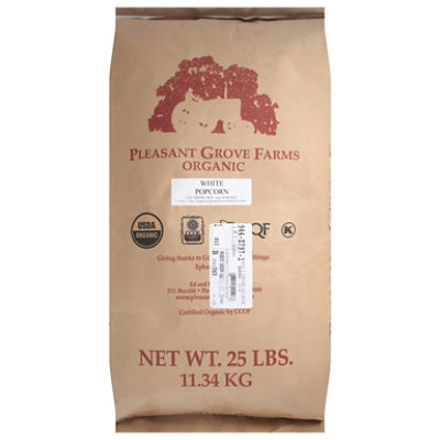 Pac Grain Og White Popcorn - 1 LB - Image 1