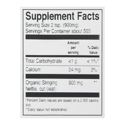 Frontier Organic Cut and Sifted Nettle Leaf - 1 Lb - Image 4