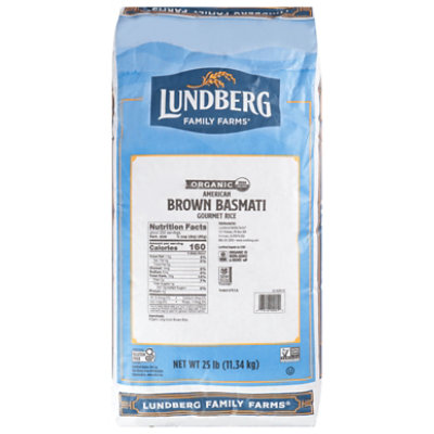 Lundberg Organic Brown Long Grain Basmati Rice Bulk - 1 Lb - Image 2