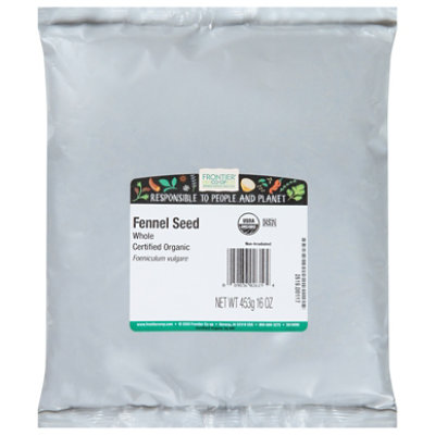 Frontier Whole Organic Fennelseed Bulk - 1 Lb - Image 2