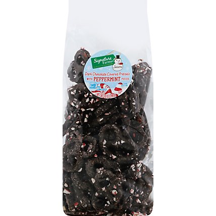 Signature Farms Season Pretzel Dark Chocolate Peppermint - 10 OZ - Image 2