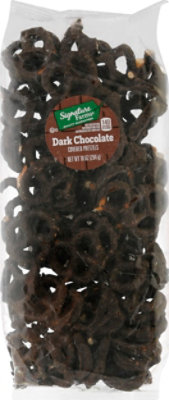 Signature Farms Dark Chocolate Pretzels - 10 Oz - Image 2
