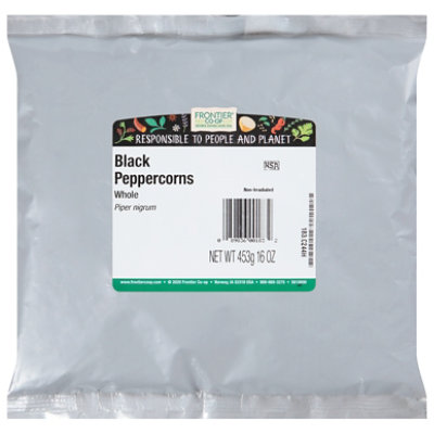 Frontier Peppercorns Black Bulk - 1 Lb - Image 3