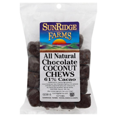 Sunridge Farms All Natural Chocolate Coconut Chews - 1 Lb - Image 1