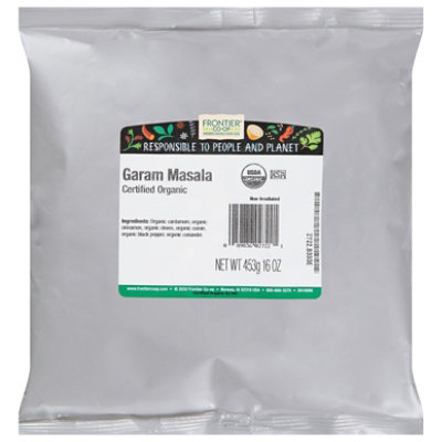 Frontier Garam Masala Organic 1 Lb jewelosco
