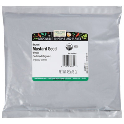 Frontier Co-op Herb Warehouse Og2 Mustard Seed Whole - 1 Lb - Image 3