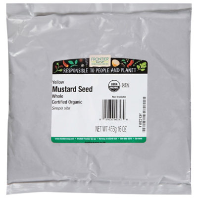 Frontier Whole Organic Yellow Mustard Seed - 1 Lb - Image 2