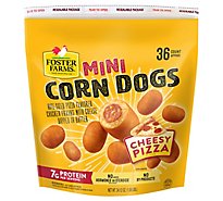 Foster Farm Corn Dog Mini Cheesy Pizza - 24.12 OZ