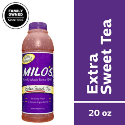 Milos Extra Sweet Tea - 20 Fl. Oz. - Image 1