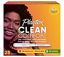 Plaxtex Clean Comf Reg/sup Mp Tampons - 28 CT