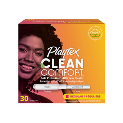 Playtex Clean Comfort Regular Tampons - 30 CT - Image 2