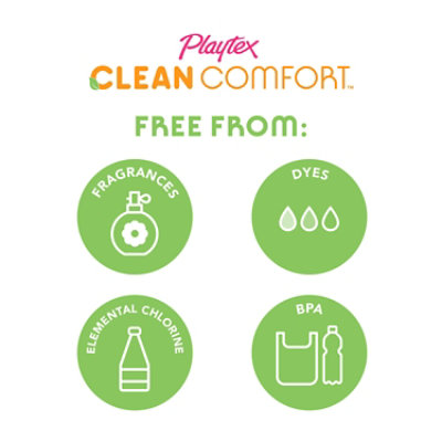 Playtex Clean Comfort Regular Tampons - 30 CT - Image 4