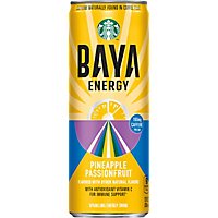 Starbucks Baya Sparkling Energy Drink Pineapple Passionfruit Can - 12 FZ - Image 2