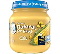 Gerber 1st Foods Natural Corn Baby Food Jar - 4 Oz