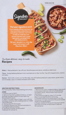 Signature SELECT Natural Smoked Pulled Pork - 14 Oz - Image 6