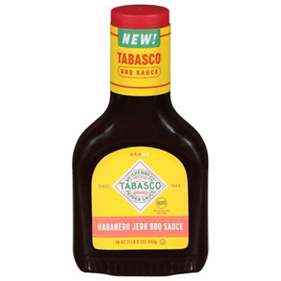 Tabasco Habanero Jerk BBQ Sauce 18 Oz Haggen