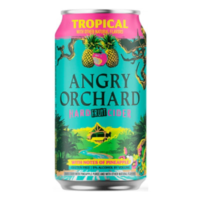 Angry Orchard Tropical Fruit Hard Cider Cans - 6-12 Fl. Oz. - Image 2