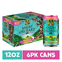 Angry Orchard Tropical Fruit Cider In Cans - 6-12 FZ - Image 1