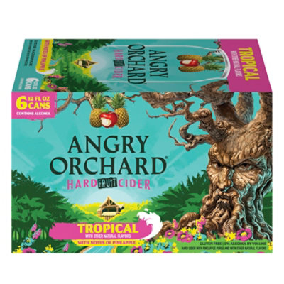 Angry Orchard Tropical Fruit Hard Cider Cans - 6-12 Fl. Oz. - Image 3