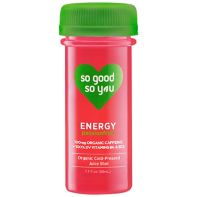 So Good So You Organic Organic Energy Passionfruit Juice Shot - 1.7 Fl. Oz. - Image 2