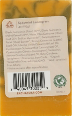 Pacha Spearmint Lemongrass Bar Soap - 4 OZ - Image 5