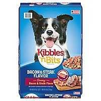 Kibbles N Bits Bacon & Steak Dry Dog Food - 16 Lb - Image 2