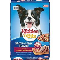 Kibbles N Bits Bacon & Steak Dry Dog Food - 16 Lb - Image 1