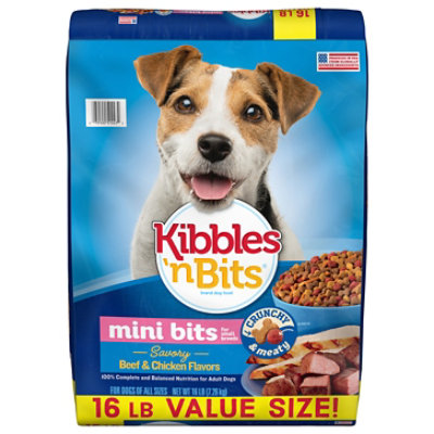 Kibbles N Bits Small Breed Savory Beef And Chicken Flavors Mini Bites - 16 Lb - Image 2