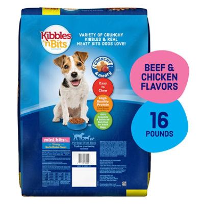 Kibbles N Bits Small Breed Savory Beef And Chicken Flavors Mini Bites - 16 Lb - Image 3