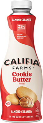 Califia Farms Cookie Butter Almond Milk Coffee Creamer - 25.4 Fl. Oz. - Image 1