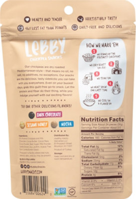 Lebby Snacks Chickpea Mlk Chocolate Covered - 3.5 OZ - Image 6