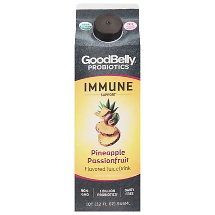 Good Belly Bev Immune Pineapple Passionfruit - 32 OZ - Image 3