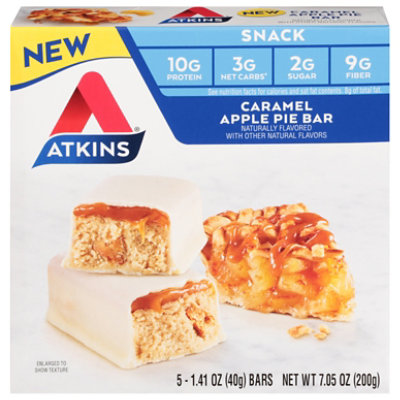 Atk Snack Bar Caramel Apple Pie 5pk 1.41oz. - 1.41 OZ - Image 3