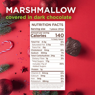 Rs Dark Chc Marshmallow Ornmnt - 1.3 OZ - Image 3