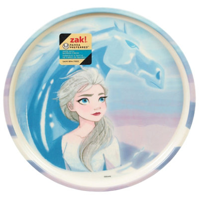 Zak  Frozen2 8in Melm Bamboo Plate - 1 EA
